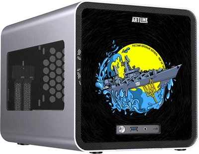Корпус QUBE V8 Gray Patriot_V8_Neptune (QBV8D_FBNU3PN)