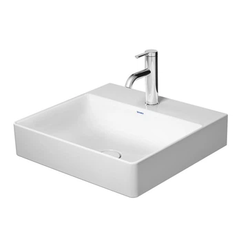 Умывальник подвесной DURAVIT DuraSquare 500x470x145мм прямоугольный белый 2353500041