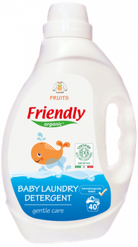 Органічний гель для прання дитячої білизни Friendly Organic 2000 мл Фрукти