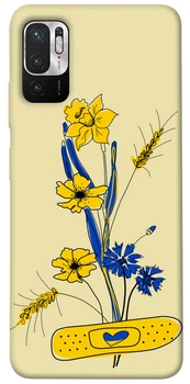 TPU чохол Demsky Українські квіточки для Xiaomi Redmi Note 10 5G / Poco M3 Pro