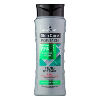 Гель для душа 3 в 1 Belle Jardin Skin Care for men Extreme Fresh 420 мл ( 5907582907831 )
