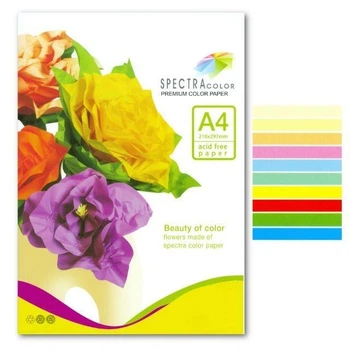 Набір паперу кольорового Spectra Color А4 80 г/м2 10 кольорів 100 аркушів (10х10) 8993282607628