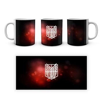 Кружка GeekLand Атака Титанів Attack on Titan Емблема Розвідкорпусу AT.02.70 ( 24632 )