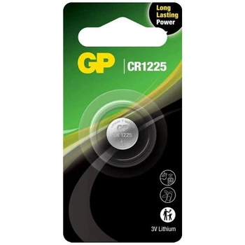 Батарейка літієва GP CR1225, 3V, блістер 1 шт