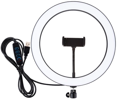 Кольцевая USB LED лампа Puluz PU407 11.8"