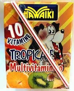 Сік з трубочкою Hawaiki мультивітамін 200мл