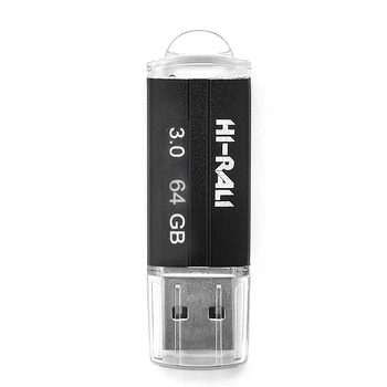 USB-флеш-накопитель Hi-Rali Corsair Series 64GB USB 3.0 Чорний