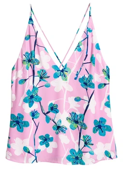 Майка H&M Ж1084907 (06074277) колір рожевий-синій S