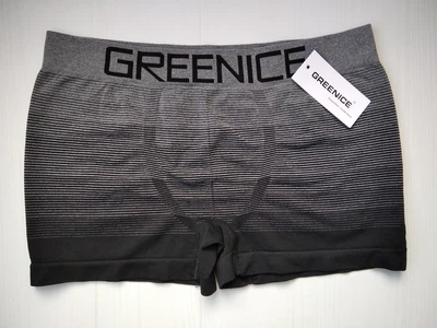 Боксеры мужские Greenice бесшовные черный с серым M\L 4585