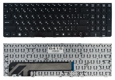 Клавіатура для HP ProBook 4730S чорна замкнуті контакти тип 2 High Copy (6037B0056622)