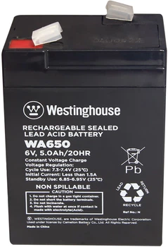 Аккумуляторная батарея Westinghouse Terminal F2 6V 5Ah (WA650N-F2)