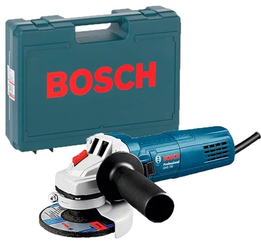 Болгарка Bosch Professional GWS 750-125 + чемодан (0601394001+2605438404)