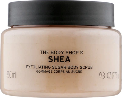 Отшелушивающий сахарный скраб для тела с маслом ши - The Body Shop Shea Exfoliating Sugar Body Scrub 250ml (902355-66228)