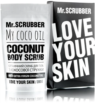 Органический скраб для тела из кокосовой стружки - Mr.Scrubber My Coco Oil Coconut Body Scrub 200g (358745-21209)