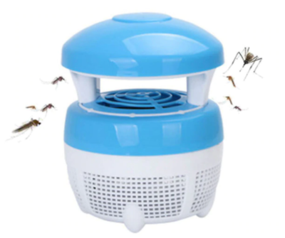 Гуманная ловушка для всех насекомых в виде корзинки Mosquito Killer Lamp, синяя