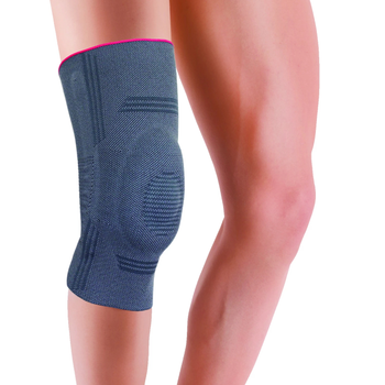 Бандаж колінний з силіконовим кільцем та ребрами жорсткості Genucare Comfort C розмір XL(6910-XL)
