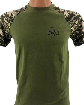Тактична футболка ЗСУ, футболка для військових олива Headbagrv L