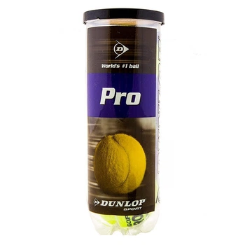 Мячи для большого тенниса Набор теннисных мячей 3 шт Dunlop Pro Резина Желтый АН-60845
