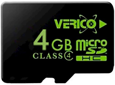 Карта памяти Verico microSDHC Class 4 4 Gb