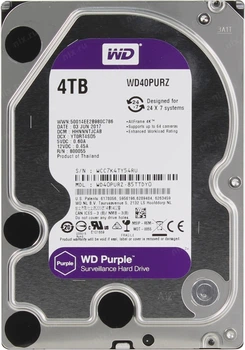 Жорсткий диск Western Digital Purple 4TB 64MB 5400rpm WD42PURZ 6Gb/s