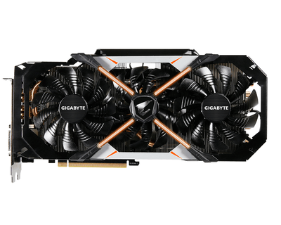 Відеокарта GeForce GTX 1080 8GB Gigabyte Aorus rev.1.0 (GV-N1080AORUS-8GD REV.1.0) Б/В
