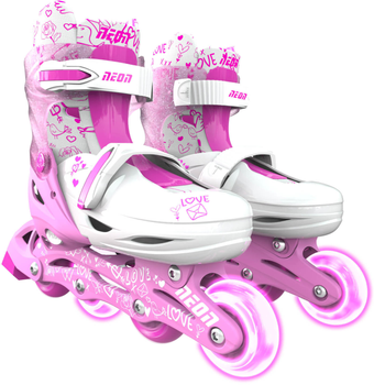 Роликовые коньки Neon Inline Skates Розовые 34-37 (NT08P4)