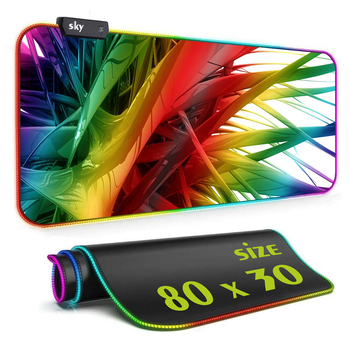Геймерский коврик для мышки SKY (GMS-WT 8030/141) Gradient / RGB подсветка / 80x30 см
