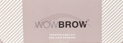 Набор для депиляции - Wowbrow (oil/5ml + spatula/10pc + cup/1pc + wax/10pc) (983999-27063048)