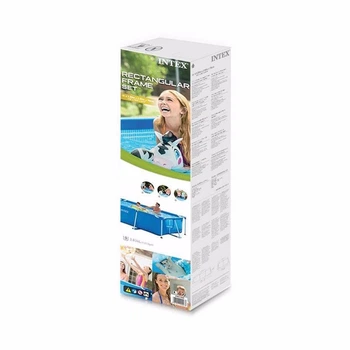 Каркасный бассейн Intex ПВХ 300х200х75 см Синий (673040)