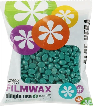 Віск для депіляції плівковий в гранулах "Алое віра" - Simple Use Beauty Film Wax 100g (1004942-46778)