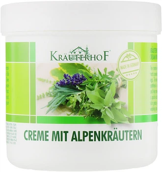 Крем для ног с альпийскими травами - Krauterhof Herbal Essence Massage Cream 250ml (280867-26044)
