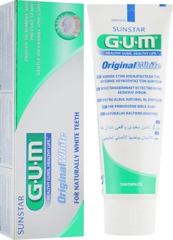 Зубна паста "Природньо білі зуби" - G.U.M Original White 75ml (447393-23768)