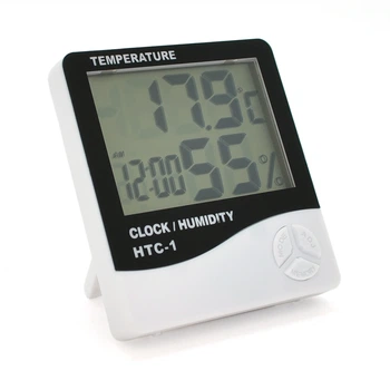 Цифровой термометр HTC-1 Voltronic ЖК двухрежимный с измерением температуры и влажности