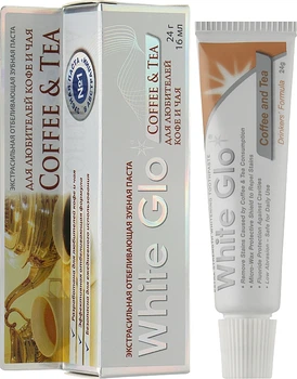 Отбеливающая зубная паста "Для любителей кофе и чая" - White Glo Coffee & Tea 24g (1018802-48757)
