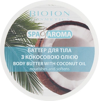 Батер для тіла з кокосомвим маслом - Bioton Cosmetics Spa & Aroma 250ml (1045113-73098)