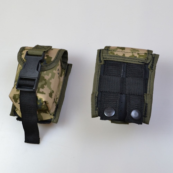 Подсумок под гранату из кордуры пиксель MOLLE для гранаты тактический