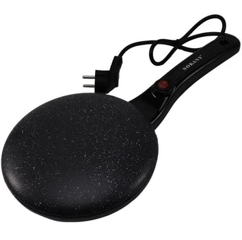 Електрична млинниця Sokany SK-5208 crepe maker заглибна млинниця 20 см антипригарна поверхня прилад для млинців компактна млинниця 600Вт кухонний прилад для дому швидке приготування млинців
