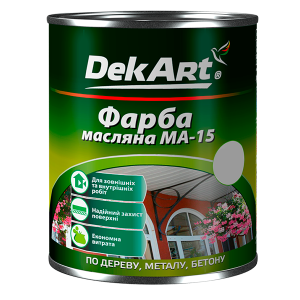 Фарба масляна МА-15 DekArt зелений 1 кг