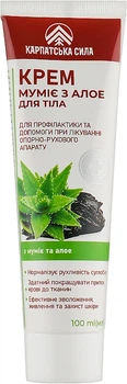 Крем "Мумие с алоэ" для мышц и суставов - Карпатская сила 100ml (930989-54585)