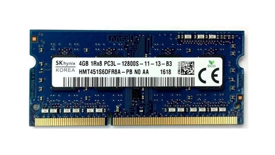 Оперативная память Hynix SODIMM DDR3L 4Gb 1600MHz 12800s CL11 (HMT451S6DFR8A-PB N0 AA)