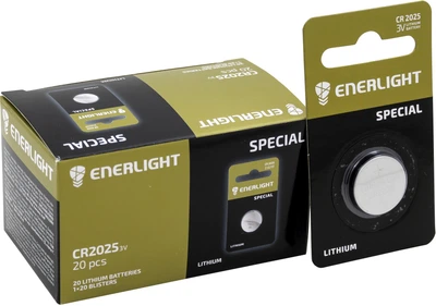 Батарейка Enerlight Lithium CR 2025 Bli 20 шт (70250101H)
