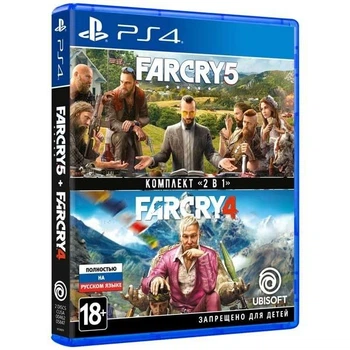 Far Cry 4 + Far Cry 5 PS4 (русская версия)