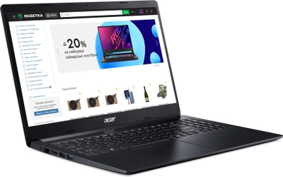 Ноутбук Acer Aspire 3 A315-34-P6CA (NX.HE3EU.062) Charcoal Black