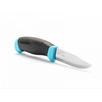 Ніж похідний туристичний MORA Morakniv Companion Blue для виживання кемпінгу та для дому нескладний з нержавіючої сталі з піхвами на ремінь