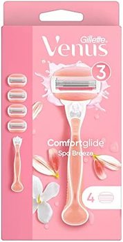 Станок для гоління Gillette Venus ComfortGlide Spa Breeze 1 набір станок + 4 картриджі