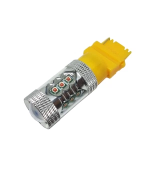 Желтые повороты в красном фонаре 3156 P27W T25 80W CREE Желтая canbus для сертификации Autoexpect (50123)