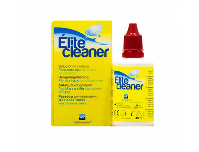 Розчин для контактних лінз Vita Research Elite cleaner 40 ml