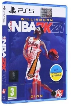 Игра NBA 2K21 для PS5 (Blu-ray диск, English version)