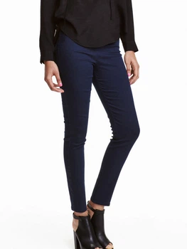Брюки женские H&M 0304946 36 Темно-синие (KAY2000000942216)