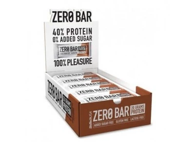 Упаковка батончиків ZERO BAR BioTech USA (20 шт) Смак Подвійний шоколад